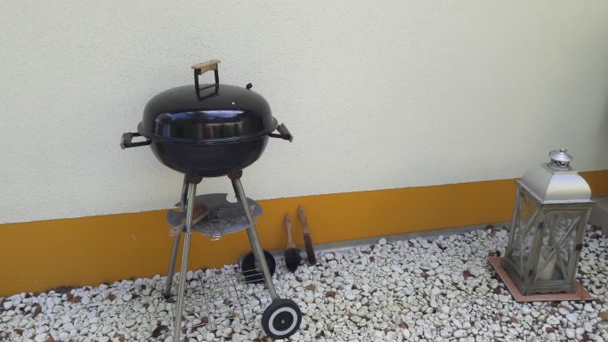 Ansicht auf den Grill